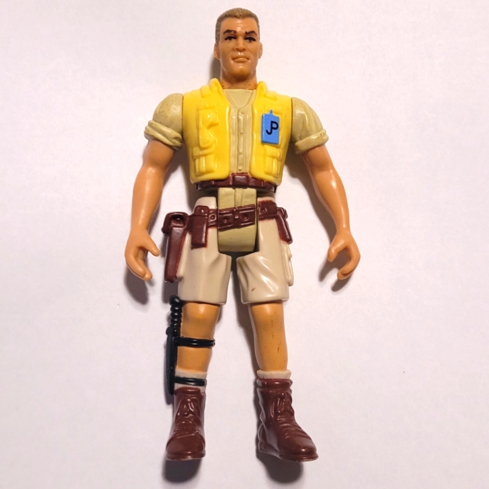 Vintage 1993 Kenner Jurassic Park Command Compound Action Figure Robert Muldoon